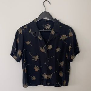 Rails 100% Silk Palm Tree Top